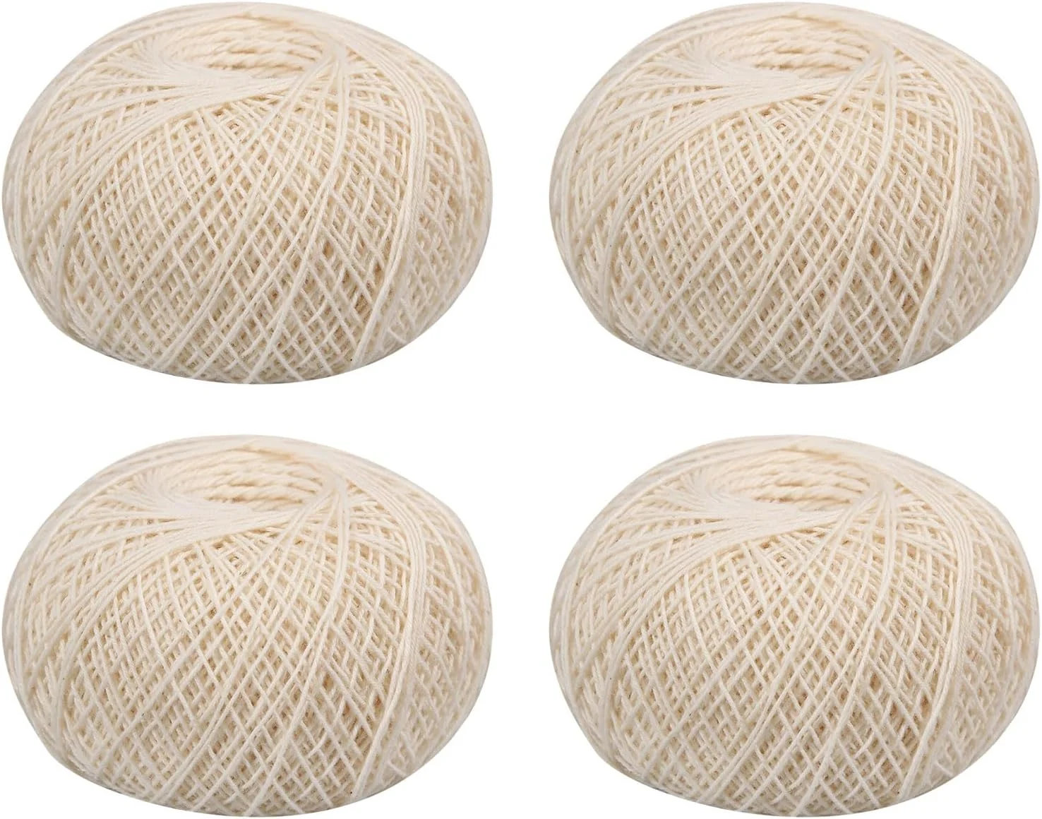 نخ ساشیکو FREEBLOSS، 4 عدد، 4 × 150 متر، 100% نخ پنبه ای گلدوزی سفید، نخ دوخت دستی 4 رشته ای، نخ لحاف دوزی ساشیکو برای خیاطی و سوزن دوزی