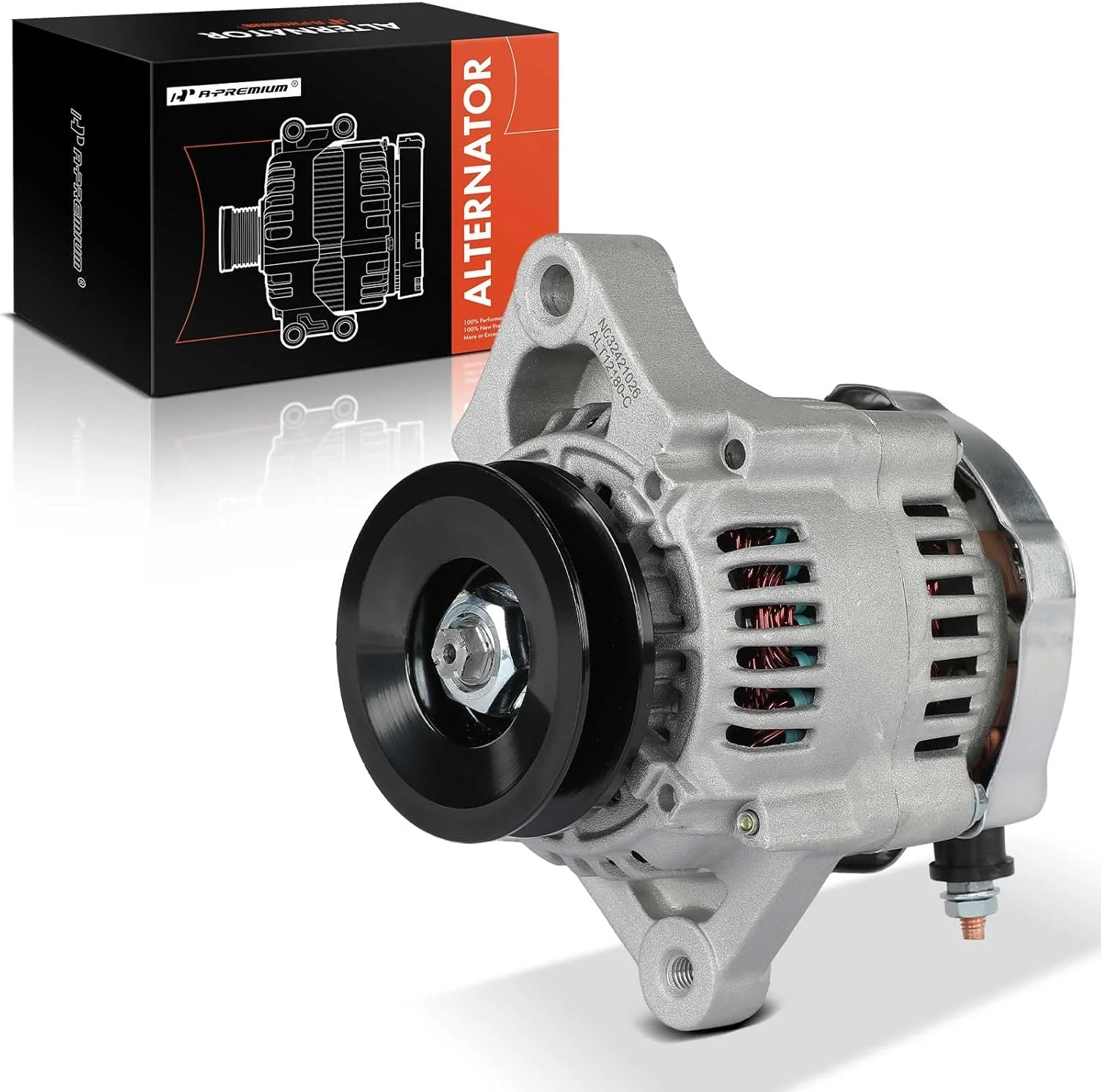 آلترناتور A-Premium سازگار با Toyota 3FGC-30, 5FD-10, 5FD-14, 5FD-15, 5FD-18, 5FD-20, 5FD-23, 5FD-25, 5FDL-10, 5FDL-14, 5FDL-15, 5FDL-18, 5FDL-20, 5FDL-23, 5FDL-25، 12 ولت 35 آمپر پولی تک شیار CW