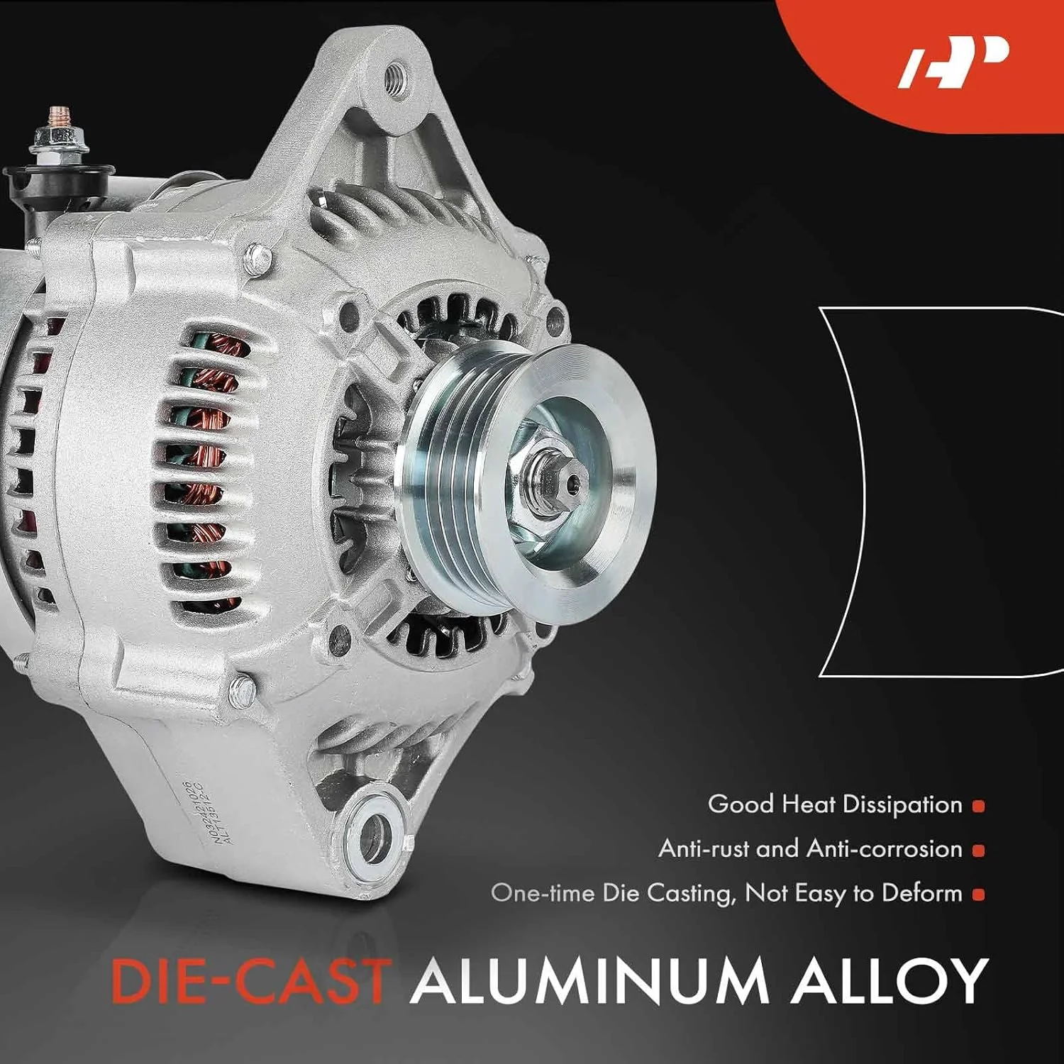دینام A-Premium سازگار با تویوتا تاکوما 1995-1996 2.4L 2.7L، T100 1994-1996 2.7L، 12 ولت 60 آمپر پولی 5 شیار چرخش در جهت عقربه های ساعت، جایگزین# 101211-0530 دینام A-Premium سازگار با تویوتا تاکوما 1995-1996 2.4L 2.7L، T100 1994-1996 2.7L، 12 ولت 60 آمپر پولی 5 شیار چرخش در جهت عقربه های ساعت، جایگزین# 101211-0530