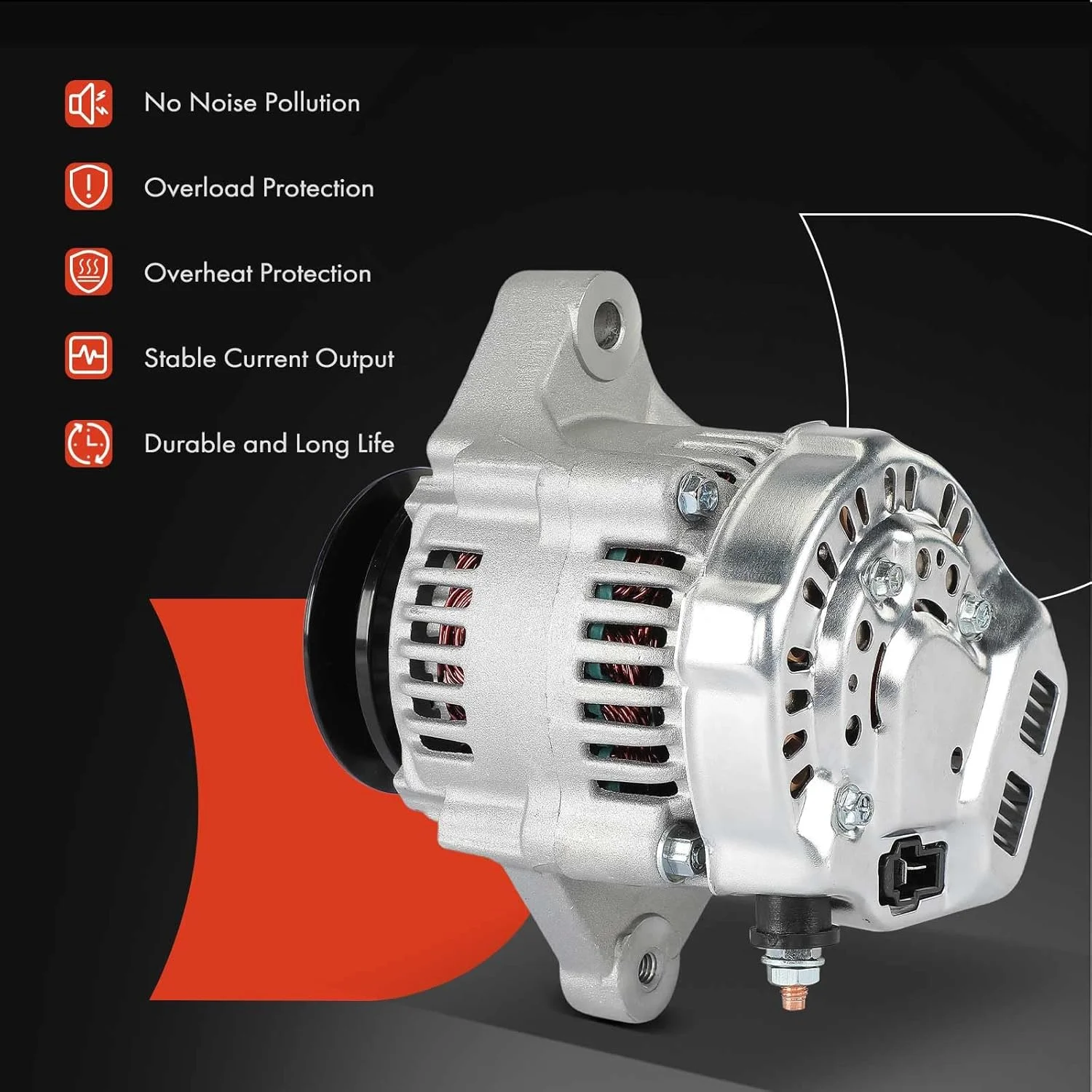 آلترناتور A-Premium سازگار با Toyota 3FGC-30, 5FD-10, 5FD-14, 5FD-15, 5FD-18, 5FD-20, 5FD-23, 5FD-25, 5FDL-10, 5FDL-14, 5FDL-15, 5FDL-18, 5FDL-20, 5FDL-23, 5FDL-25، 12 ولت 35 آمپر پولی تک شیار CW آلترناتور A-Premium سازگار با Toyota 3FGC-30, 5FD-10, 5FD-14, 5FD-15, 5FD-18, 5FD-20, 5FD-23, 5FD-25, 5FDL-10, 5FDL-14, 5FDL-15, 5FDL-18, 5FDL-20, 5FDL-23, 5FDL-25، 12 ولت 35 آمپر پولی تک شیار CW