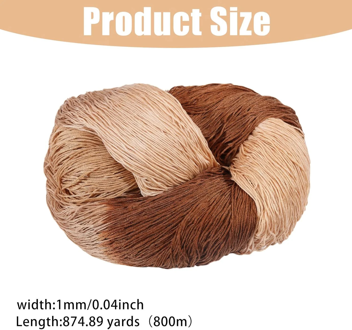 نخ ساشیکو FREEBLOSS، 800 متری، کلاف نخ گلدوزی پنبه ای، نخ گلدوزی دستی قهوه ای رنگ شده با ساتن، نخ لحاف دوزی ساشیکو برای لوازم خیاطی و سوزن دوزی نخ ساشیکو FREEBLOSS، 800 متری، کلاف نخ گلدوزی پنبه ای، نخ گلدوزی دستی قهوه ای رنگ شده با ساتن، نخ لحاف دوزی ساشیکو برای لوازم خیاطی و سوزن دوزی