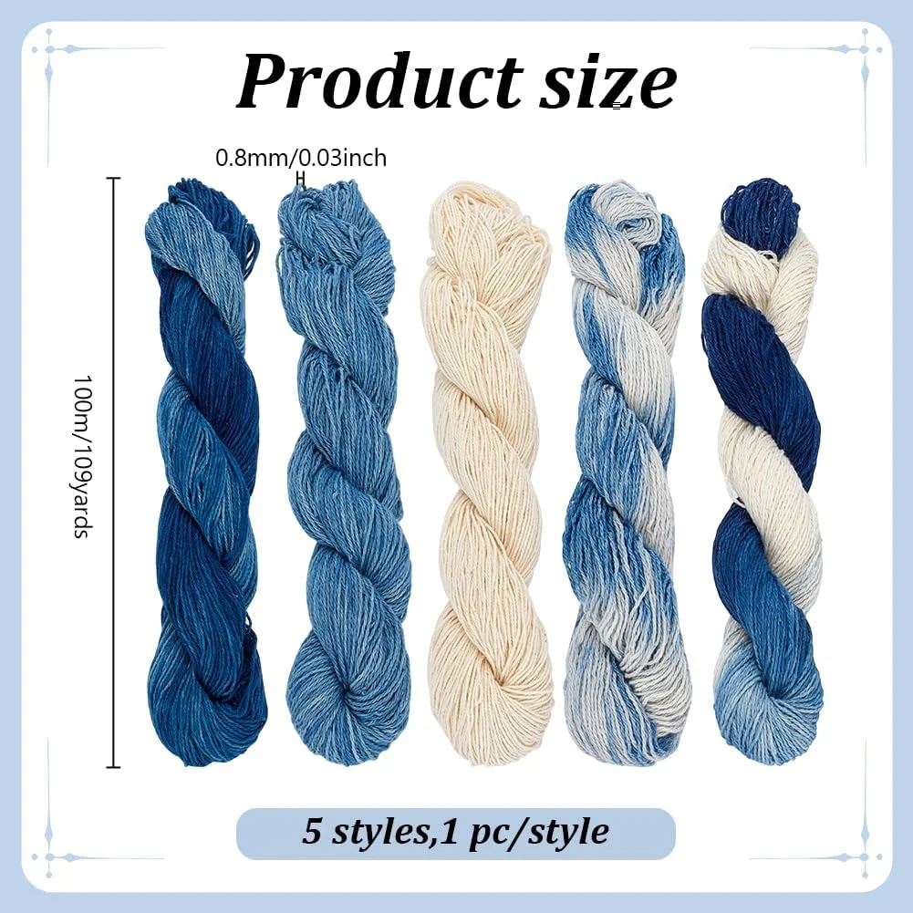 نخ ساشیکو FREEBLOSS، 5 عدد، کیت ساشیکو، کلاف ساشیکو، نخ پنبه ای ساشیکو رنگ شده با گیاه طبیعی آبی، نخ گلدوزی ساشیکو، لوازم کیت ساشیکو لحاف دوزی و گلدوزی ژاپنی، 110 یارد * 5 رنگ نخ ساشیکو FREEBLOSS، 5 عدد، کیت ساشیکو، کلاف ساشیکو، نخ پنبه ای ساشیکو رنگ شده با گیاه طبیعی آبی، نخ گلدوزی ساشیکو، لوازم کیت ساشیکو لحاف دوزی و گلدوزی ژاپنی، 110 یارد * 5 رنگ