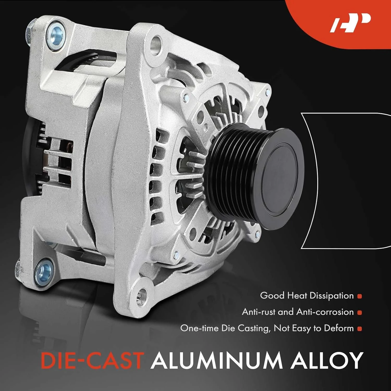 آلترناتور A-Premium سازگار با Ram 2500، 3500، 4500، 5500، 2013-2023، 6.7L، 12V 220A پولی کلاچ 8 شیار چرخش در جهت عقربه های ساعت، جایگزین 421000-7140، 56029707AA آلترناتور A-Premium سازگار با Ram 2500، 3500، 4500، 5500، 2013-2023، 6.7L، 12V 220A پولی کلاچ 8 شیار چرخش در جهت عقربه های ساعت، جایگزین 421000-7140، 56029707AA