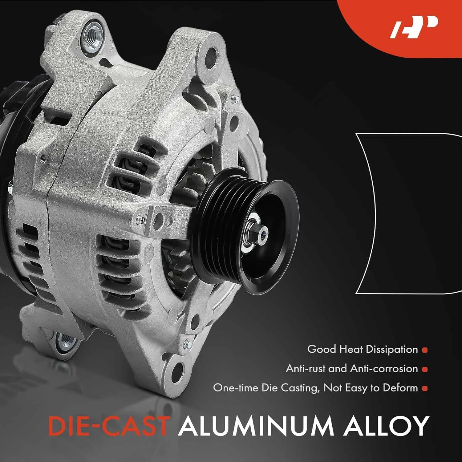 آلترناتور جایگزین A-Premium برای هیوندای توسان 2018-2021 کیا اسپورتیج، 2.0L 2.4L، 140 آمپر/12 ولت، CW، پولی 6 شیار
