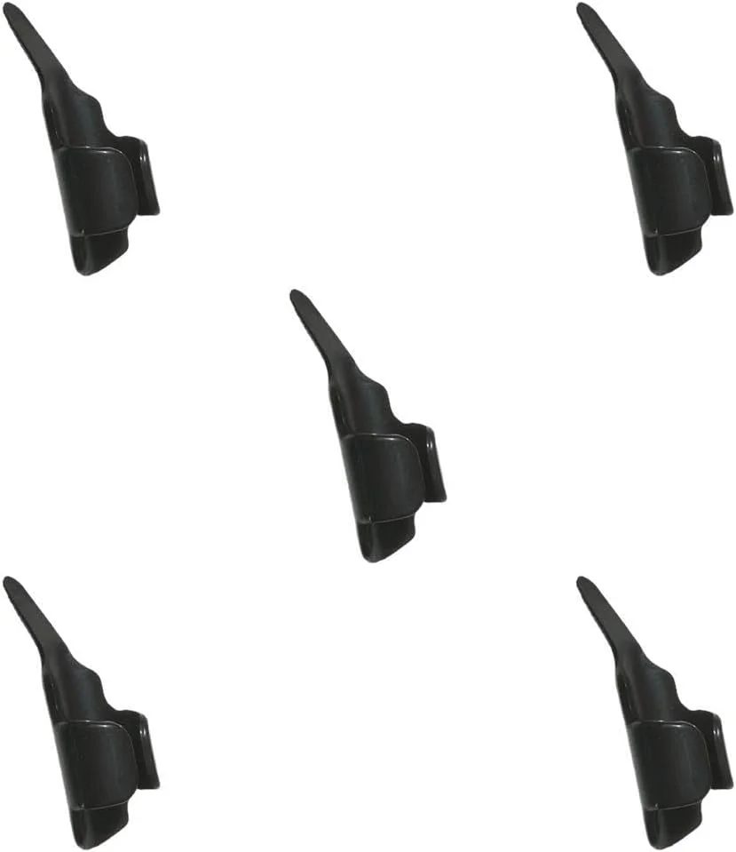 5 عدد محافظ نوک انگشت چرخ خیاطی، کنترلر توسعه نخ پارچه ای قابل استفاده مجدد، ابزار صنایع دستی، لوازم خانگی، مشکی