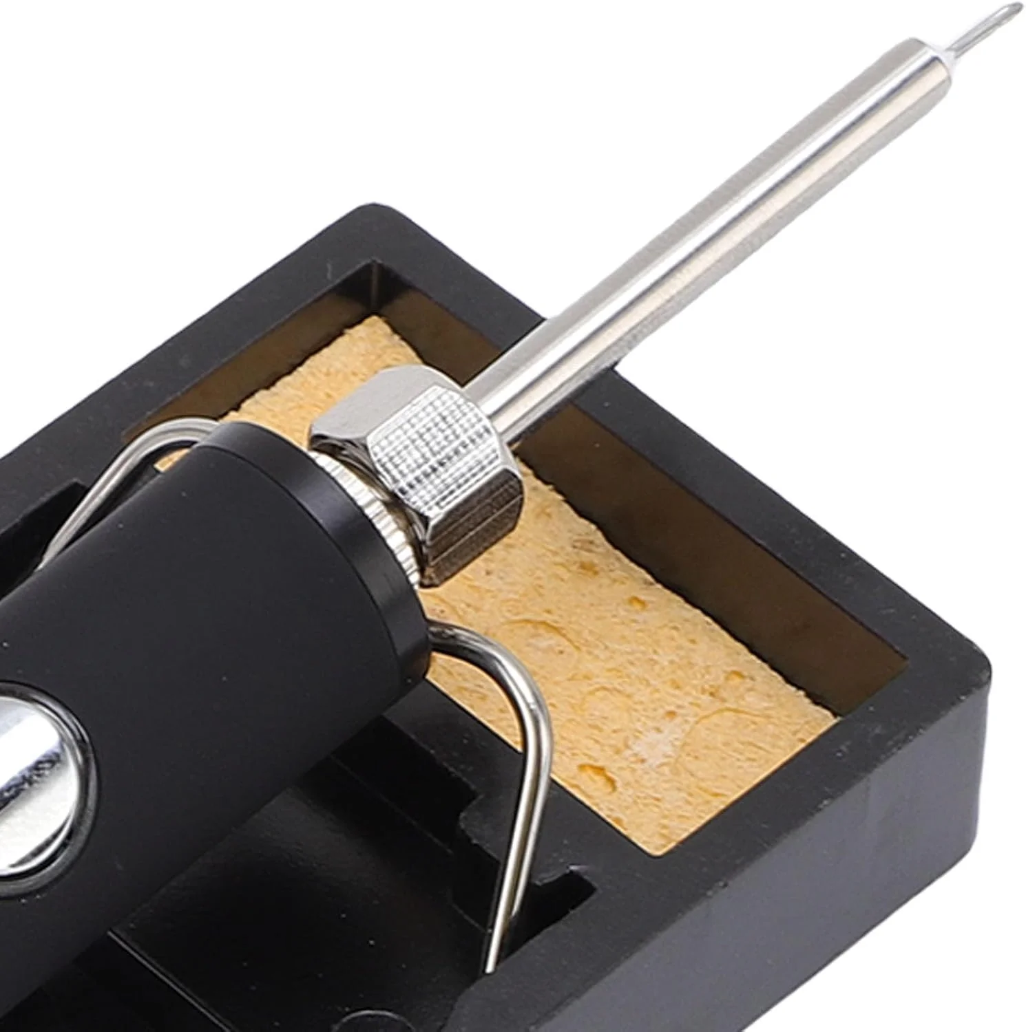 کیت قلم سوزاندن نخ شارژی Fdit با نمایشگر دیجیتال، خاموش شدن خودکار و شارژ USB-C، ابزار جواهرات چرمی قابل حمل برای خیاطی، مهره دوزی، بافندگی (مشکی)