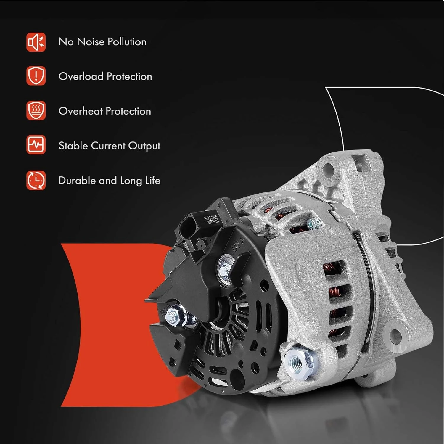 آلترناتور A-Premium سازگار با BMW 325Ci 2004-2006، 325i 2004-2005، 325xi 2004-2005، 330Ci/330xi 2004-2006، 330i 2004-2005، 2.5L 3.0L، 12 ولت 120 آمپر پولی 6 شیار جهت عقربه های ساعت آلترناتور A-Premium سازگار با BMW 325Ci 2004-2006، 325i 2004-2005، 325xi 2004-2005، 330Ci/330xi 2004-2006، 330i 2004-2005، 2.5L 3.0L، 12 ولت 120 آمپر پولی 6 شیار جهت عقربه های ساعت