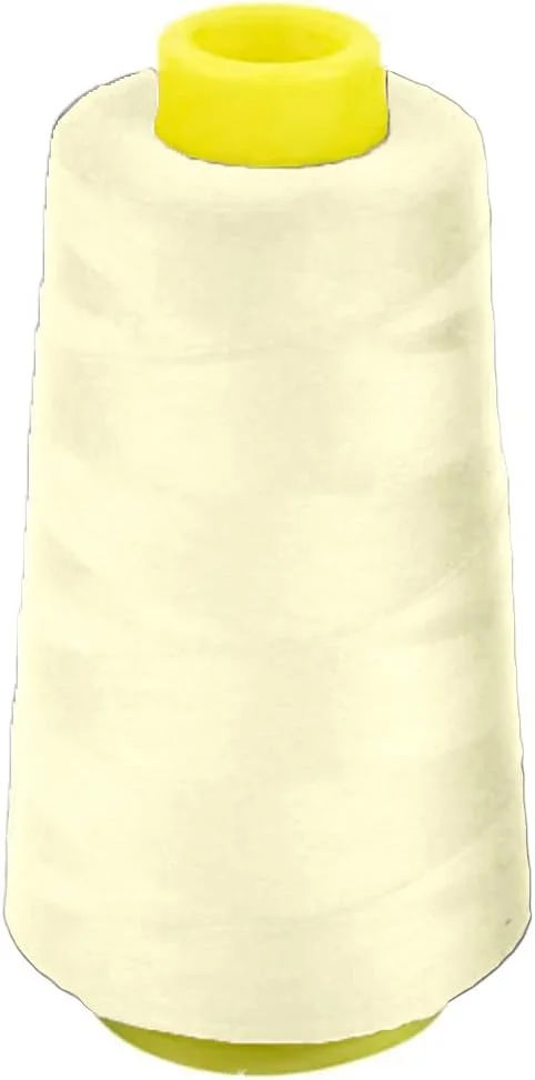 نخ قرقره خیاطی EUROXANTY | نخ 100% پلی استر | نخ قوی و بادوام | قرقره برای خیاطی با ماشین | نخ خیاطی دستی | 3000 متر | (بژ)