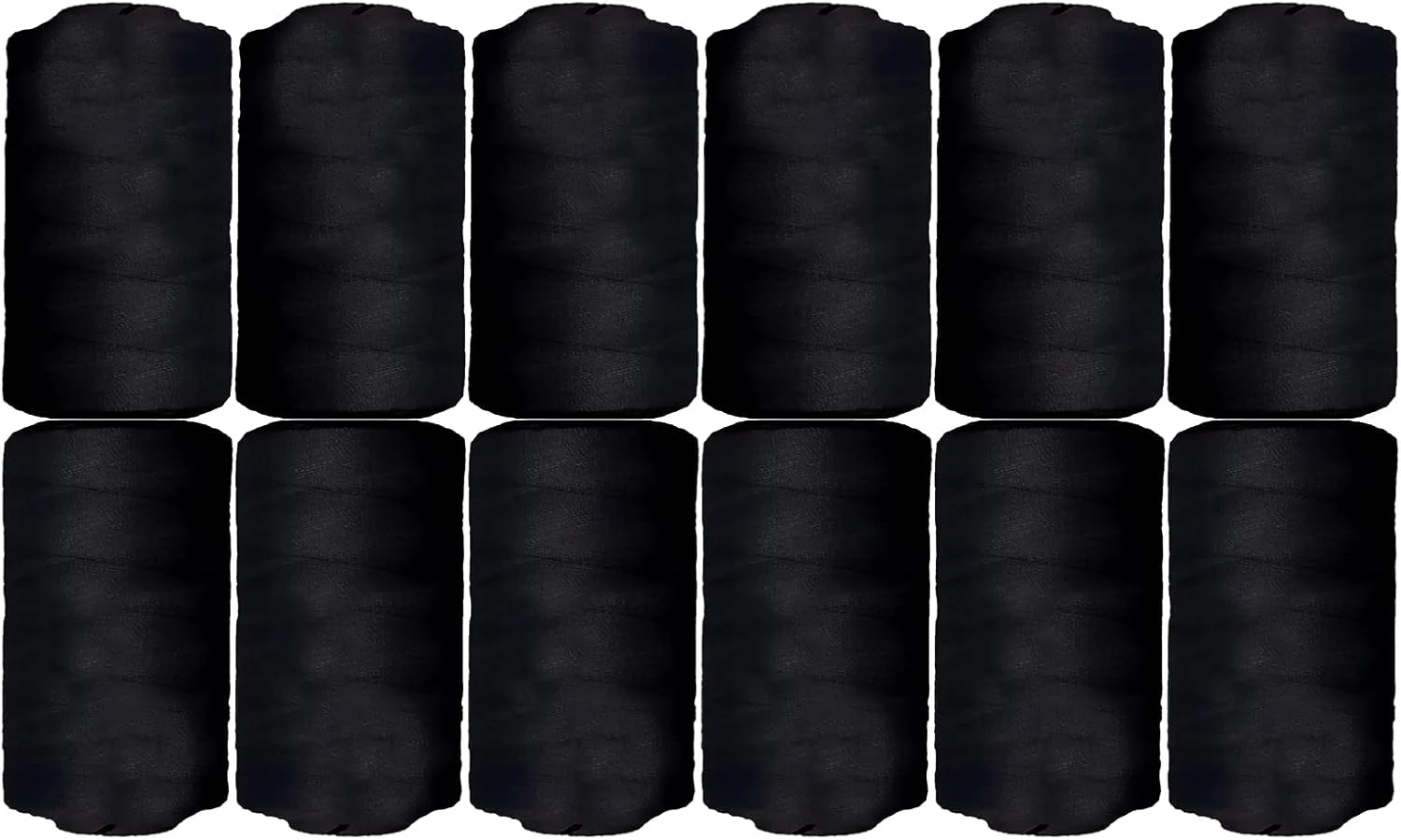 نخ خیاطی EUROXANTY | قرقره نخ | 100% پلی استر | چرخ خیاطی | برای کوک زدن | گلدوزی | نخ قوی | 500 متر | مشکی