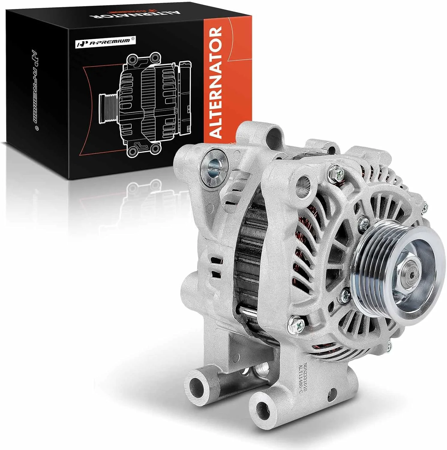 دینام A-Premium سازگار با سوزوکی گرند ویتارا 2009-2013 2.4L، SX4 2010-2013، SX4 کراس اوور 2012، 12 ولت 80 آمپر پولی 6 شیار CW