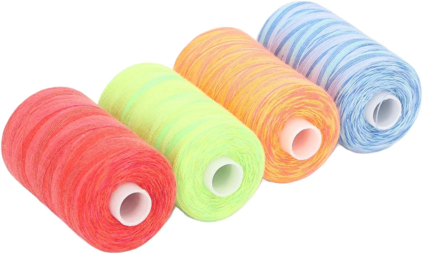 قرقره نخ گلدوزی دستی، ست نخ خیاطی پلی استر مقاوم در برابر محو شدن و ساییدگی 4 عددی برای صنایع دستی و لباس