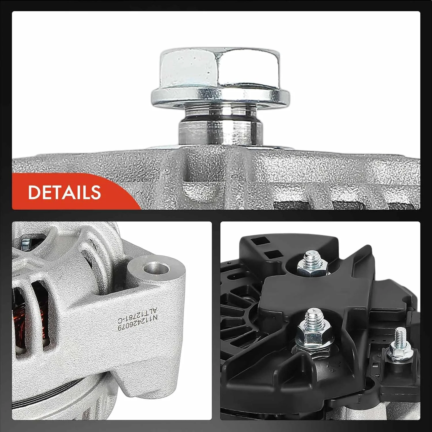 آلترناتور A-Premium سازگار با John Deere 6230 Premium 2007-2012 4.5L، 6330 Premium 2007-2012 4.5L، 7130 Premium 2007-2011 6.8L، 14 ولت 120 آمپر چرخش در جهت عقربه های ساعت