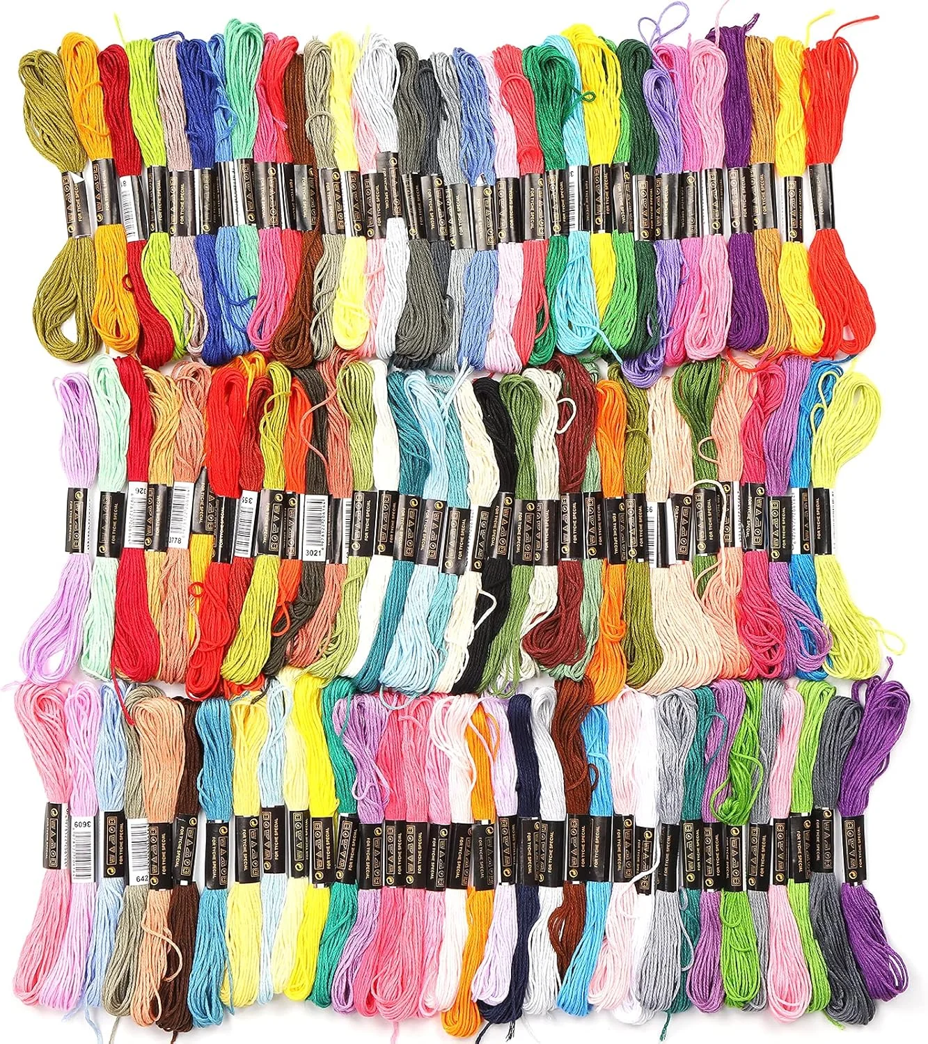 نخ گلدوزی، نخ چرخ خیاطی 100 عددی نخ خیاطی رنگی پلی استر پروژه های دست ساز خانگی نخ های رنگی نخ خیاطی برای چرخ خیاطی و دست دوز