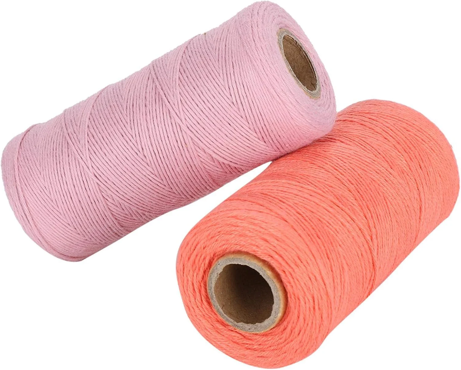 نخ ماشین گلدوزی، 2 عدد نخ ماشین گلدوزی 8/4 نخ تار و پود بافندگی کارپ توره پنبه ریسندگی 250 متر