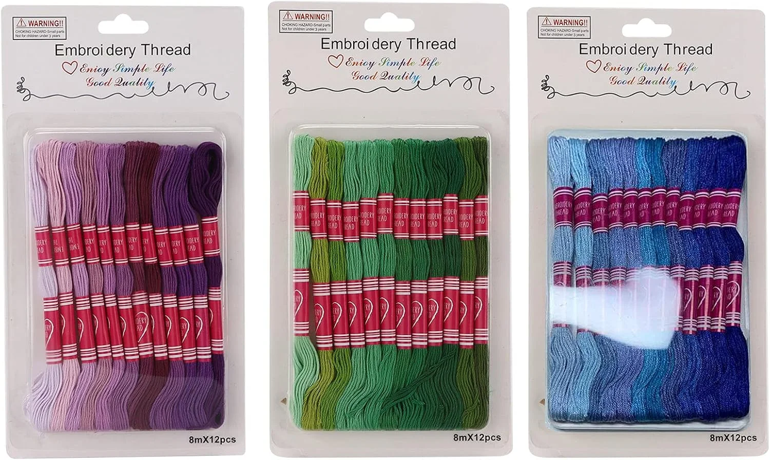 نخ گلدوزی گرادیانی 12 عددی، نخ دندان گلدوزی، نخ پلی استر برای دستبند، نخ بخیه متقاطع برای لوازم جانبی DIY پوشاک