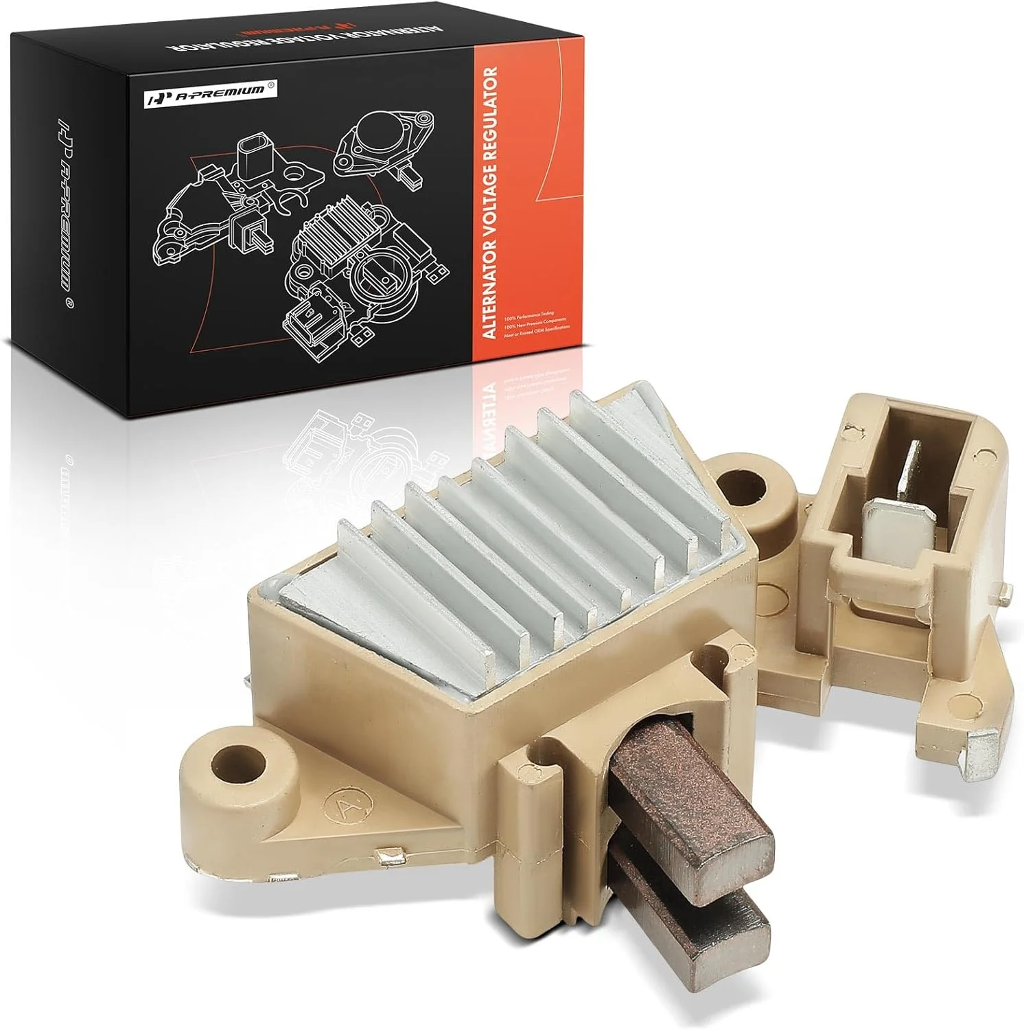 رگولاتور ولتاژ آلترناتور A-Premium 14.5V سازگار با هیوندای سوناتا 1989-1991، اکسل 1990-1994 و میتسوبیشی میراژ، پریسیس و کرایسلر کانکوئست و دوج کلت و ایگل سامیت و پلیموث کلت