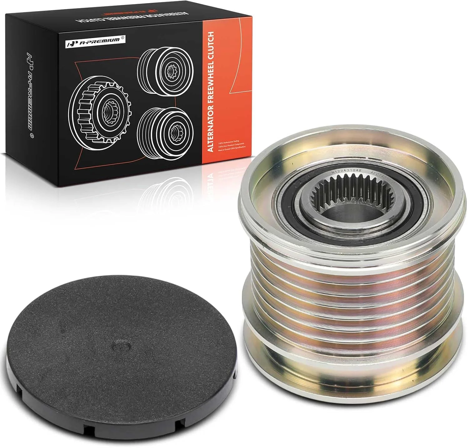 پولی کلاچ دینام A-Premium سازگار با مرسدس بنز اسپرینتر 2500 3500، E320، R320، SL65 AMG و دوج اسپرینتر 2500 3500 و Freightliner اسپرینتر 2500 3500 و جیپ گرند چروکی