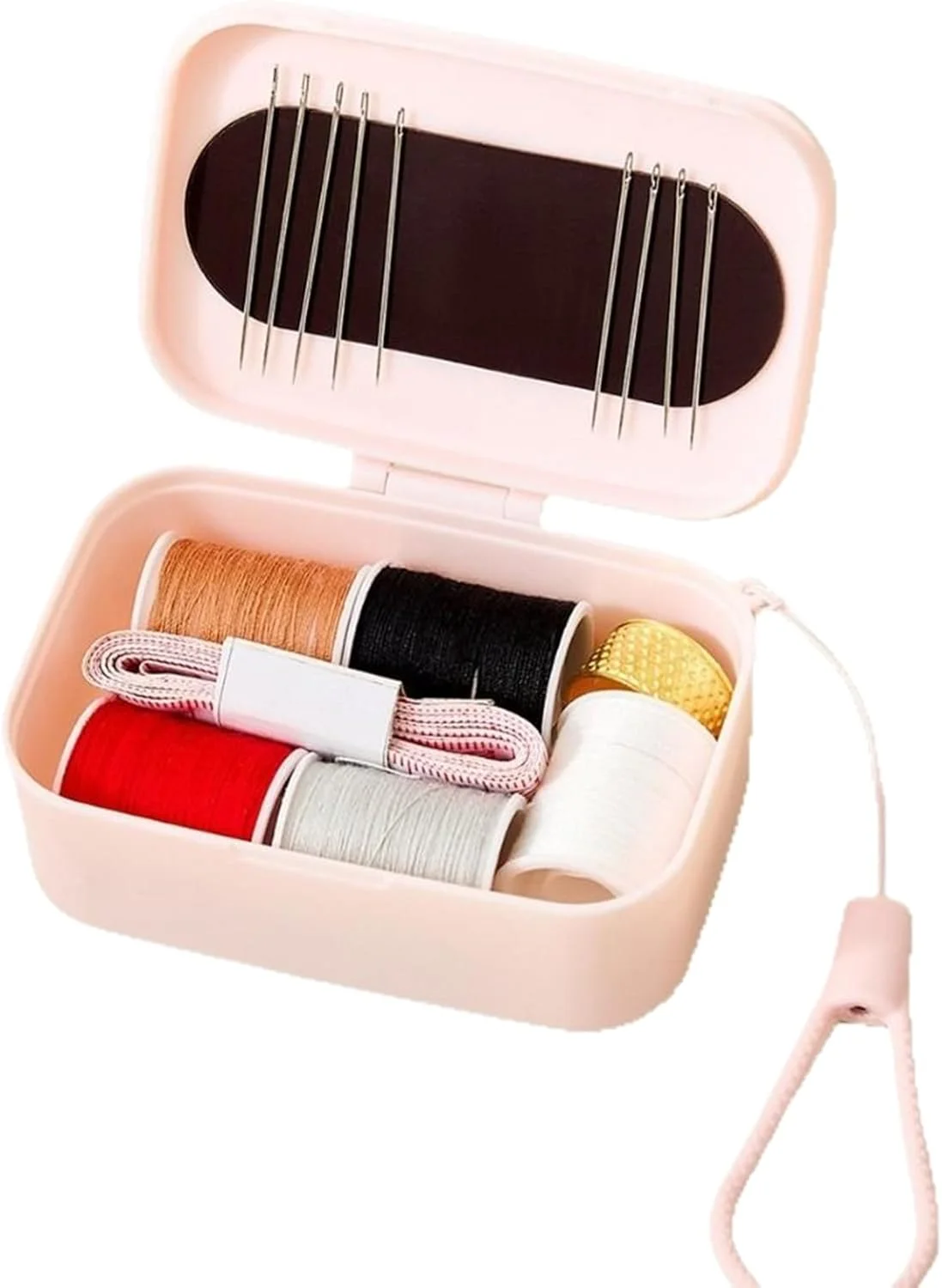 کیف خیاطی مسافرتی | جعبه خیاطی نخ سوزن مغناطیسی، کیت پروژه تعمیر سریع | لوازم جانبی کاردستی تعمیر حرفه ای قابل حمل برای نوجوانان، مادران، بزرگسالان، مردان، مبتدیان، کودکان، مادربزرگ