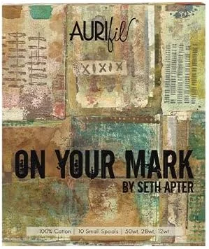 نخ های متنوع ست آپتر مدل On Your Mark، 10 عدد ماسوره کوچک با وزن های 50wt، 28wt، 12wt - 100% پنبه مصری - ایده آل برای گلدوزی دستی، لحاف دوزی، دوخت رویه و خیاطی تزئینی - ساخت ایتالیا نخ های متنوع ست آپتر مدل On Your Mark، 10 عدد ماسوره کوچک با وزن های 50wt، 28wt، 12wt - 100% پنبه مصری - ایده آل برای گلدوزی دستی، لحاف دوزی، دوخت رویه و خیاطی تزئینی - ساخت ایتالیا