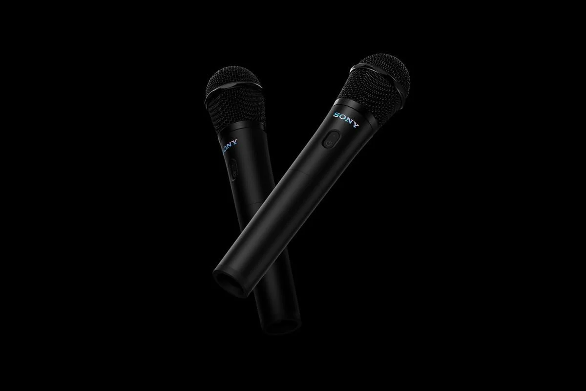 میکروفون بی سیم سونی ULT MIC برای کارائوکه با باتری 20 ساعته، شامل دو میکروفون بی سیم و گیرنده (UOULTMIC1) میکروفون بی سیم سونی ULT MIC برای کارائوکه با باتری 20 ساعته، شامل دو میکروفون بی سیم و گیرنده (UOULTMIC1)