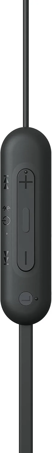 هدفون بی سیم بلوتوثی داخل گوشی سونی مدل WI-C100 با میکروفون داخلی، مشکی، متوسط، WI-C100/B هدفون بی سیم بلوتوثی داخل گوشی سونی مدل WI-C100 با میکروفون داخلی، مشکی، متوسط، WI-C100/B