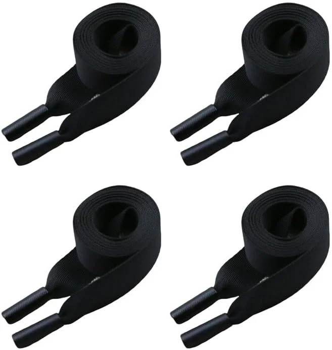 4 عدد بند کشی تخت 140 سانتی متری * 2 سانتی متری جایگزین بند کشی مشکی پلی استر برای سویشرت / شلوار / هودی