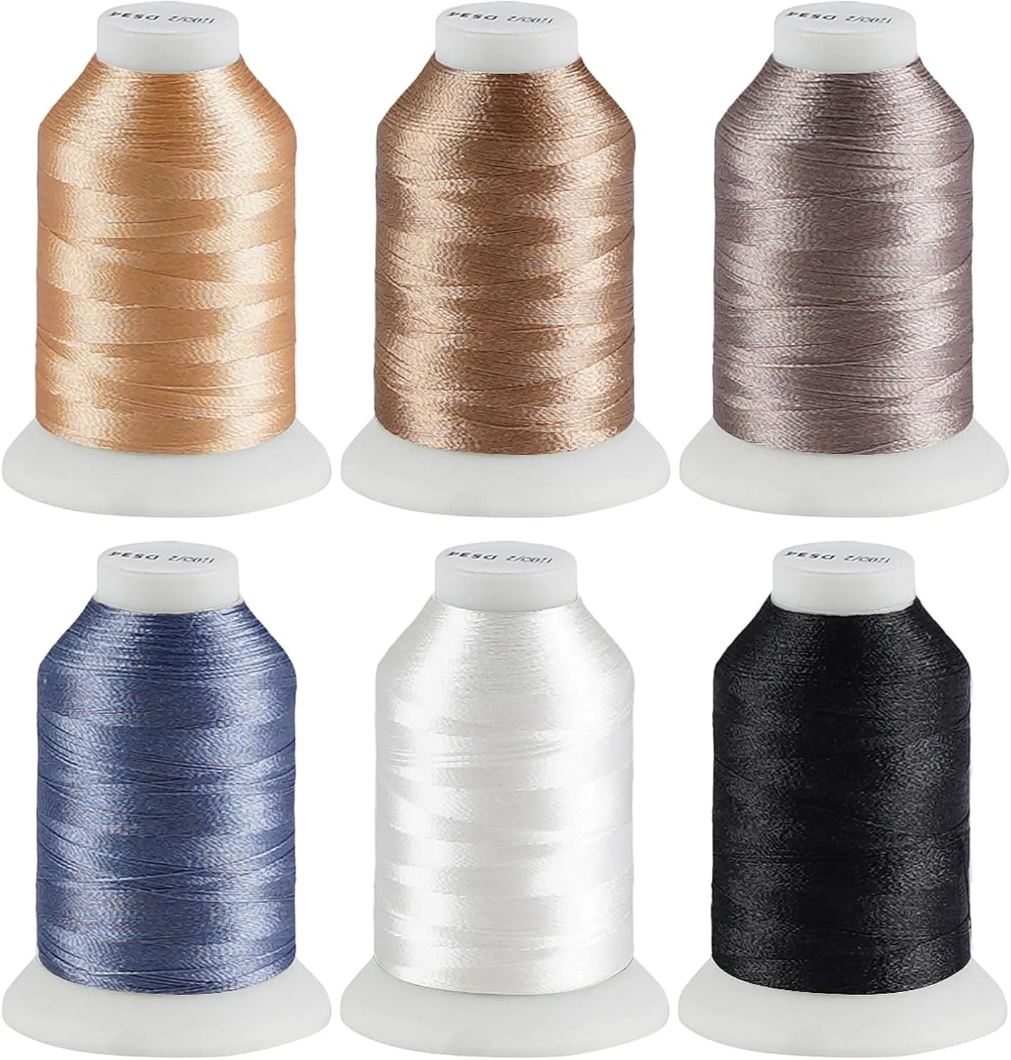 ست نخ خیاطی Lemonfilter، نخ خیاطی 6 رنگ، 550 یارد در هر قرقره، نخ های پلی استر Hilos para Coser برای ماشین خیاطی، دست یا گلدوزی، مجموعه نخ خیاطی برای مبتدیان