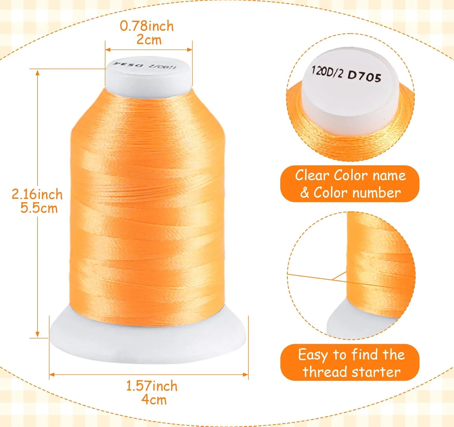 ست نخ خیاطی Lemonfilter، نخ خیاطی 6 رنگ 550 یارد در هر قرقره نخ پلی استر Hilos para Coser برای چرخ خیاطی، دست یا گلدوزی، مجموعه نخ های خیاطی برای مبتدیان (زرد) ست نخ خیاطی Lemonfilter، نخ خیاطی 6 رنگ 550 یارد در هر قرقره نخ پلی استر Hilos para Coser برای چرخ خیاطی، دست یا گلدوزی، مجموعه نخ های خیاطی برای مبتدیان (زرد)