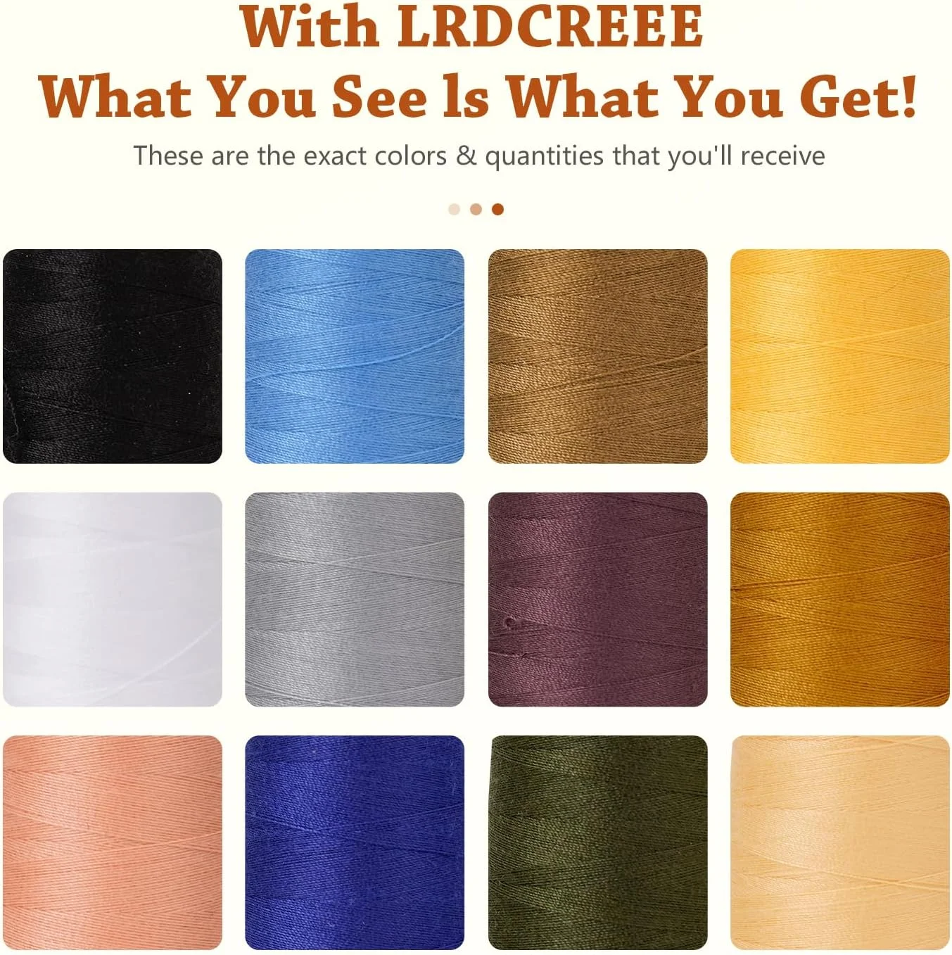 ست نخ خیاطی 12 عددی، قرقره های 30wt، 12 رنگ متنوع، هر کدام 800 یارد نخ پلی استر برای خیاطی دستی و ماشینی، دوخت، لحاف دوزی، سردوز (ZH-12PCSYMXBZ) ست نخ خیاطی 12 عددی، قرقره های 30wt، 12 رنگ متنوع، هر کدام 800 یارد نخ پلی استر برای خیاطی دستی و ماشینی، دوخت، لحاف دوزی، سردوز (ZH-12PCSYMXBZ)