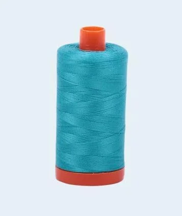 نخ پنبه ای آوریفیل 12WT فیروزه ای 2810، قرقره بزرگ