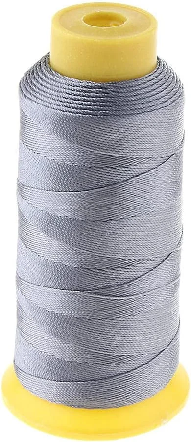 280 متر نخ نایلونی روکش دوزی 210D قرقره نخ خیاطی DIY 9 لایه - خاکستری