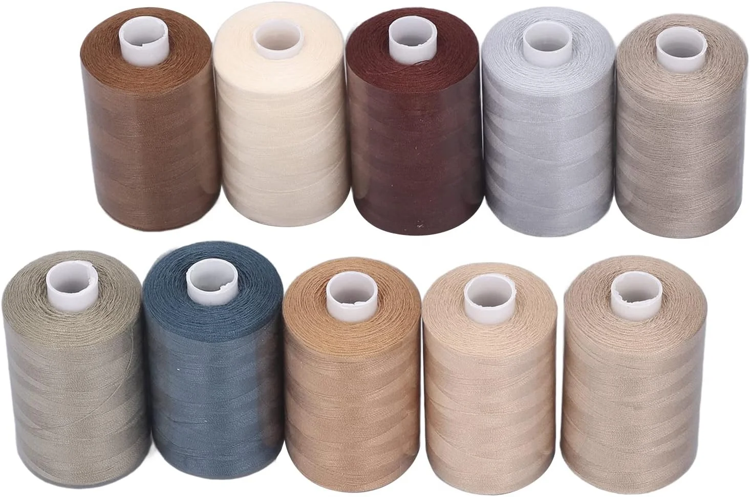 نخ خیاطی پلی استر DJGvgtf، ابزار گلدوزی سری خاکستری پلی استر، جلوه های تزئینی خوب برای لباس و صنایع دستی