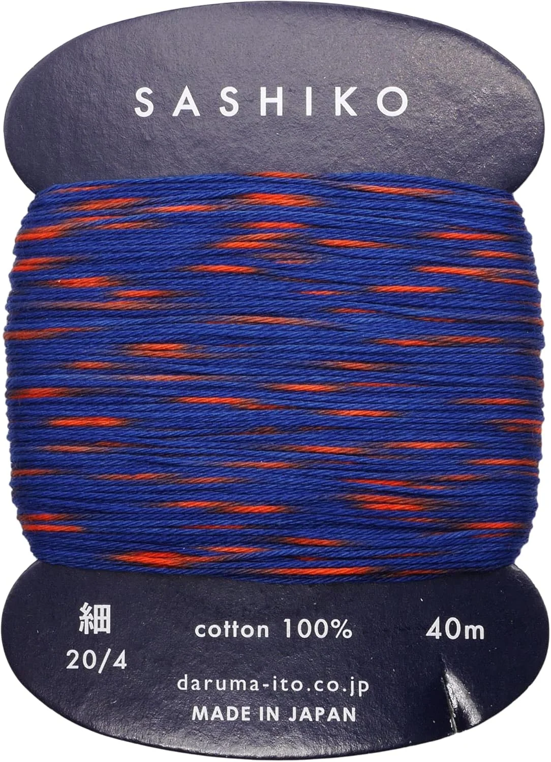 نخ ساشیکو داروما یوکوتا تک رنگ و رنگارنگ (اکلیلی، کارت نازک 40 متری)