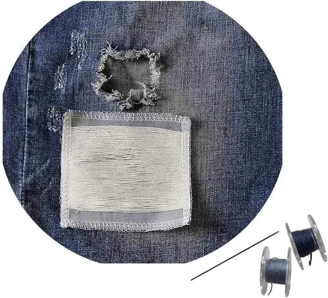 2 عدد پچ پنبه ای طرح دار برای خیاطی و تزئین لباس، مناسب برای تعمیر و زیباسازی شلوار جین و ژاکت (15x10 سانتی متر)
