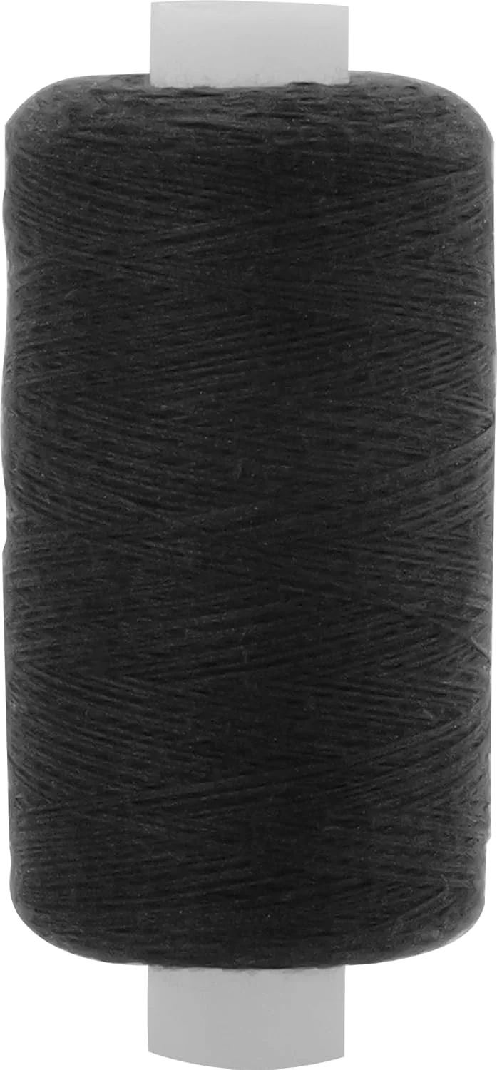 نخ خیاطی 500 متری D.A.Y. Republic، نخ چند منظوره و قوی برای مصارف عمومی، مناسب برای اتصال دکمه لباس، تعمیرات، چرخ خیاطی و هنر و صنایع دستی (1 عدد ماسوره مشکی)