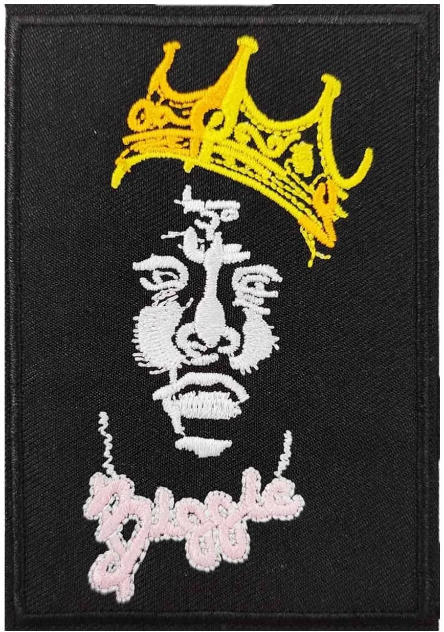 تکه دوزی گلدوزی شده طرح پانک راک - قابل اتو