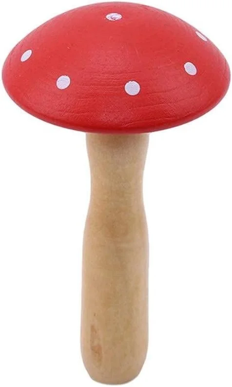 ست لوازم رفوگری شامل قارچ چوبی رفوگری، سوزن رفوگری و نخ خیاطی