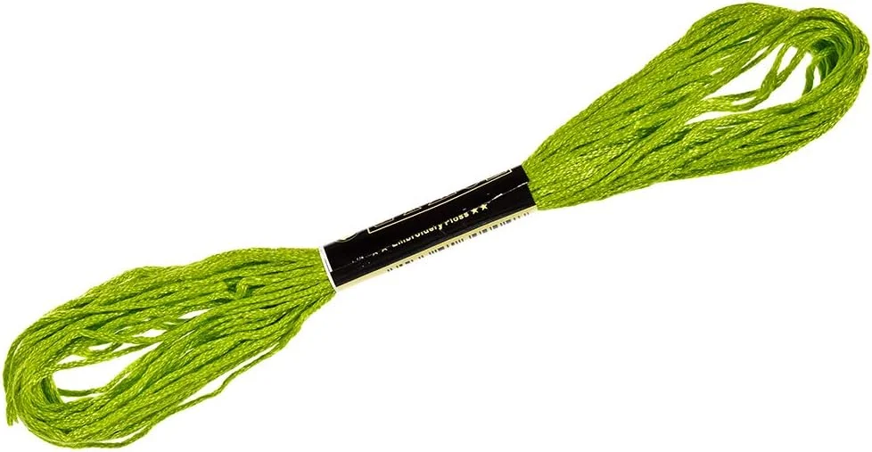 نخ گلدوزی Craft County، رنگ های متنوع - 100% پنبه - بسته 5 عددی - بسته 7 متری