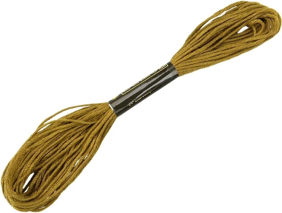 نخ گلدوزی Craft County، رنگ های متنوع - 100% پنبه - بسته 5 عددی - بسته 7 متری