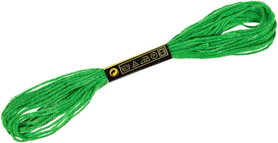 نخ گلدوزی Craft County، رنگ های متنوع - 100% پنبه - بسته 5 عددی - بسته 7 متری