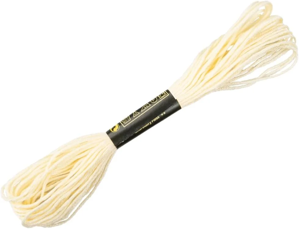 نخ گلدوزی Craft County، رنگ های متنوع - 100% پنبه - بسته 5 عددی - بسته 7 متری