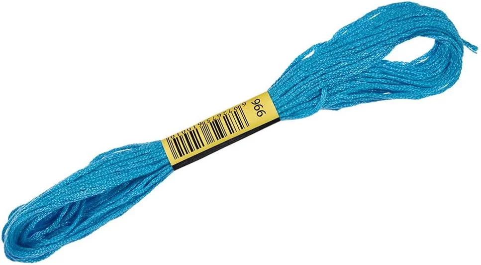 نخ گلدوزی Craft County، رنگ های متنوع - 100% پنبه - بسته 5 عددی - بسته 7 متری