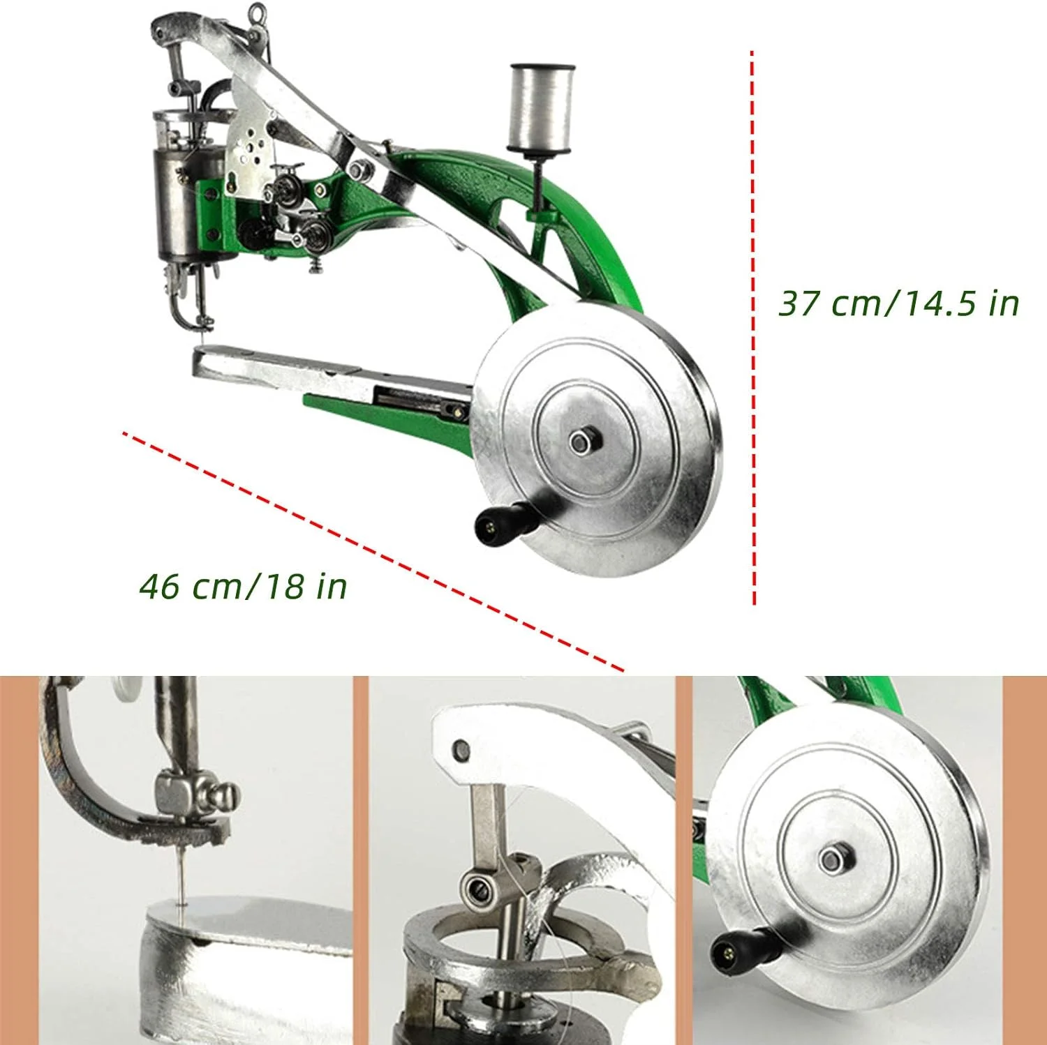 دستگاه چرخ خیاطی دستی چرم CQRMT، دستگاه تعمیر کفش دستی تعمیرکار کفش، دستگاه دوخت نخ نایلونی پنبه ای دوگانه، دستگاه دوخت سنگین دستگاه چرخ خیاطی دستی چرم CQRMT، دستگاه تعمیر کفش دستی تعمیرکار کفش، دستگاه دوخت نخ نایلونی پنبه ای دوگانه، دستگاه دوخت سنگین