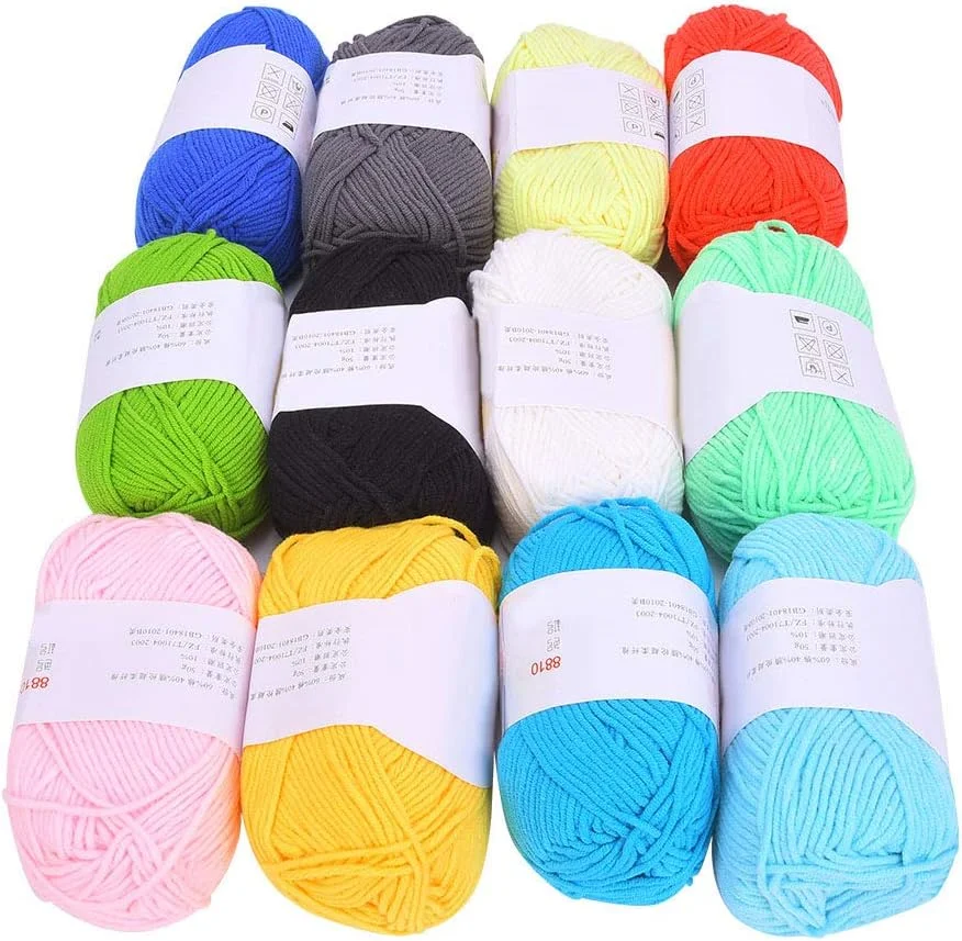 نخ پنبه ای، نخ پنبه شیر، سازگار با محیط زیست برای خیاطی حرفه ای، گلدوزی خانگی و DIY