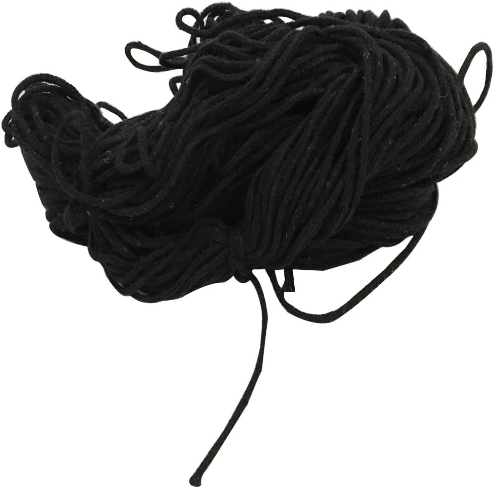 نخ پنبه ای مشکی G&D (ضخامت 1 میلی متر) - کالا دهاگا - نظر - نخ مشکی - کالوا راکشا سوترا - نخ محافظ چشم بد - 30 نخ پنبه ای مشکی G&D (ضخامت 1 میلی متر) - کالا دهاگا - نظر - نخ مشکی - کالوا راکشا سوترا - نخ محافظ چشم بد - 30