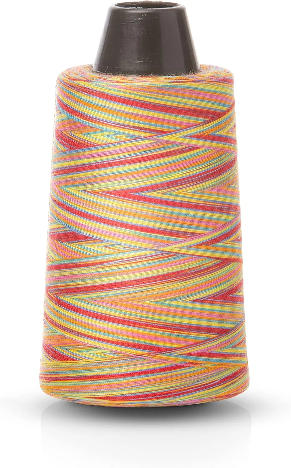 نخ پلی استر چرخ خیاطی چند رنگ، رنگین کمانی، سردوز 3000 یاردی (C)