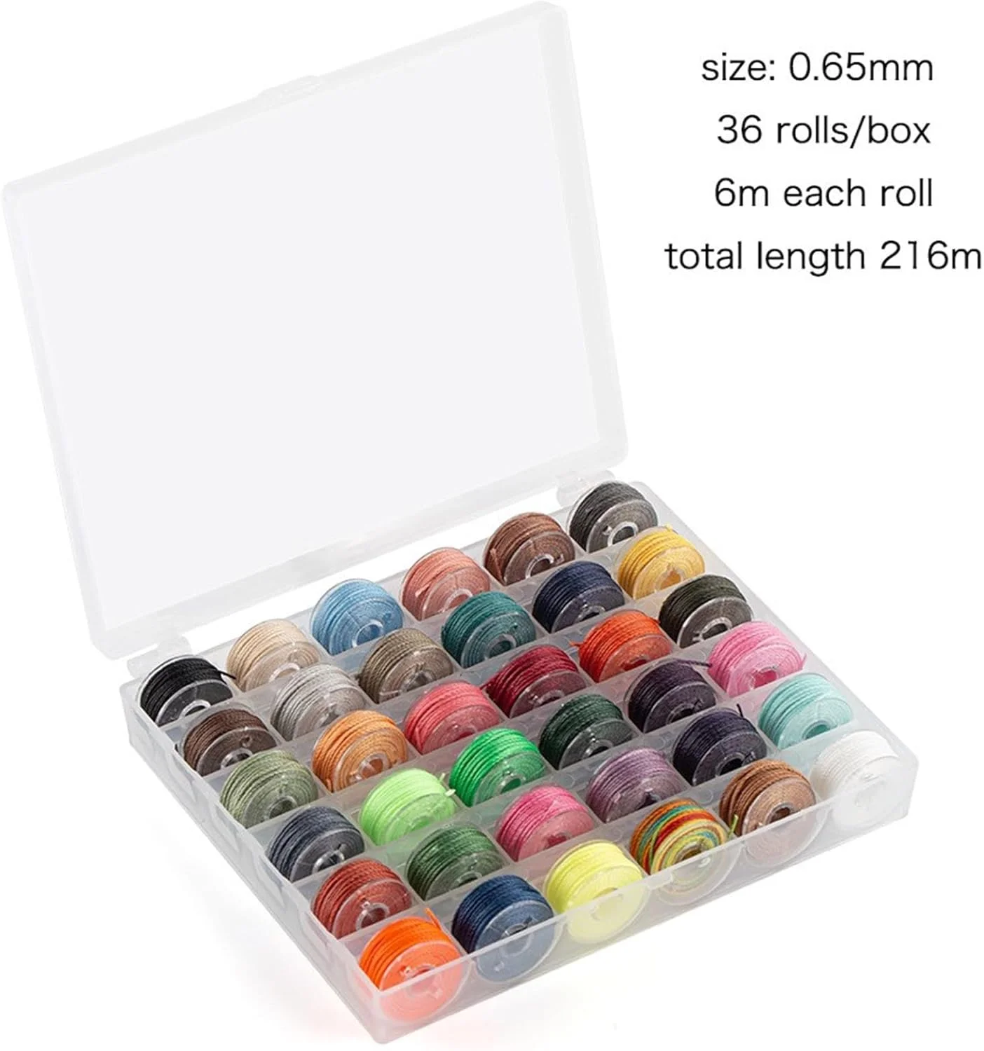 ست نخ موم زده پلی استر رنگارنگ، نخ صحافی کتاب، نخ دوخت، لوازم چرمی، بافت پلی استر