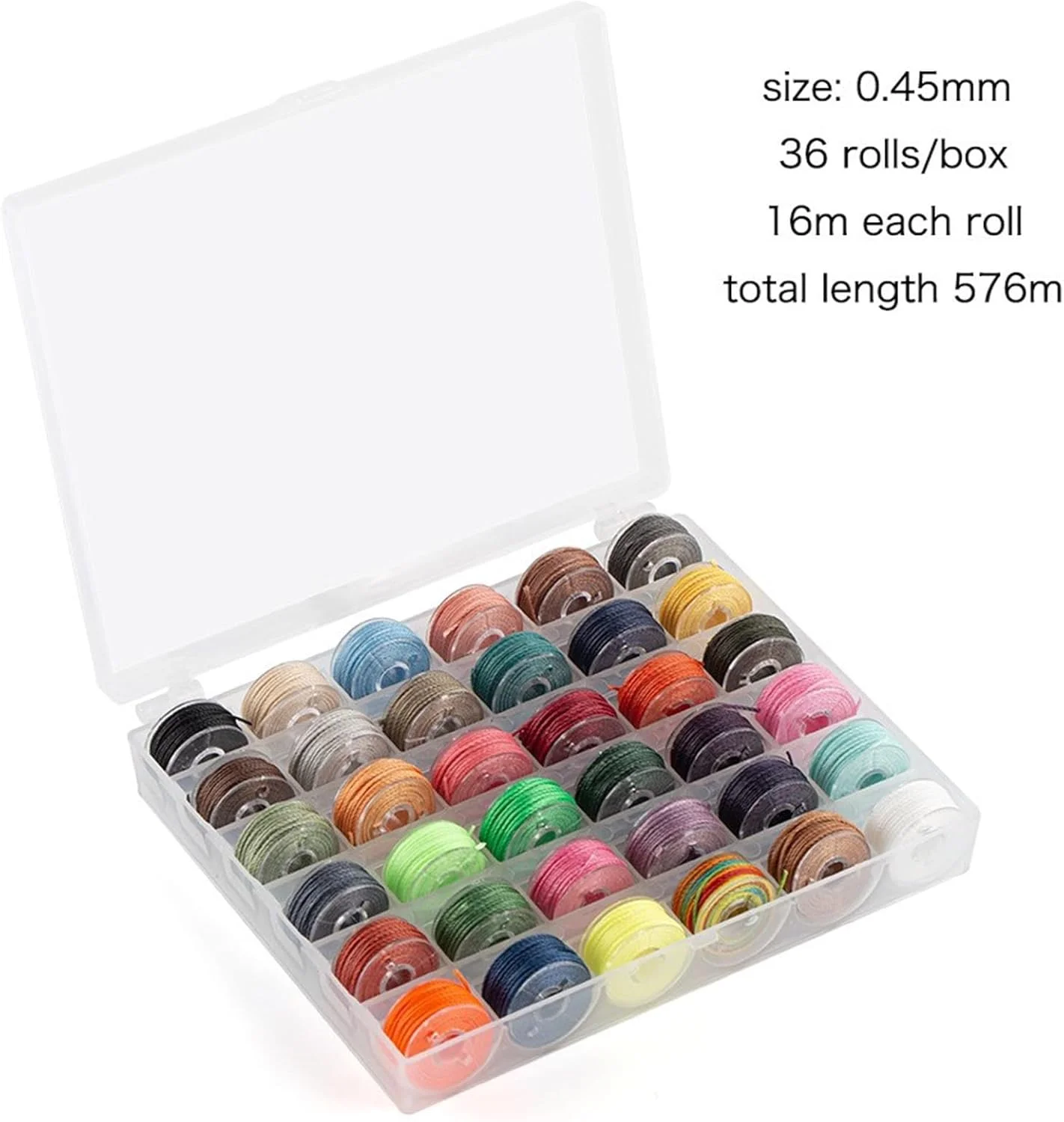 نخ موم زده پلی استر رنگارنگ برای صحافی کتاب، مجموعه نخ و رشته خیاطی، لوازم چرمی، بافت پلی استر