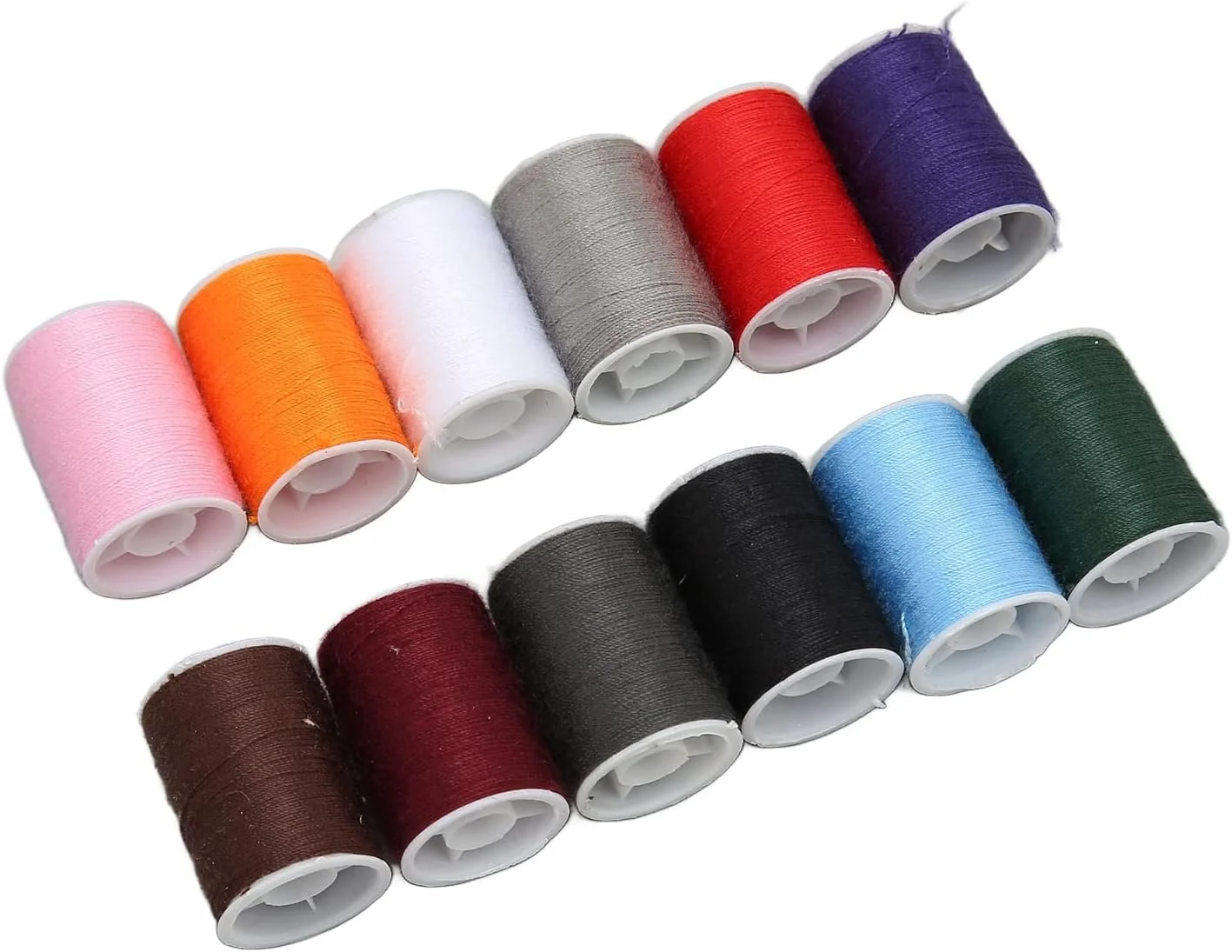 نخ گلدوزی خانگی رنگارنگ: 12 عدد نخ دوخت دستی