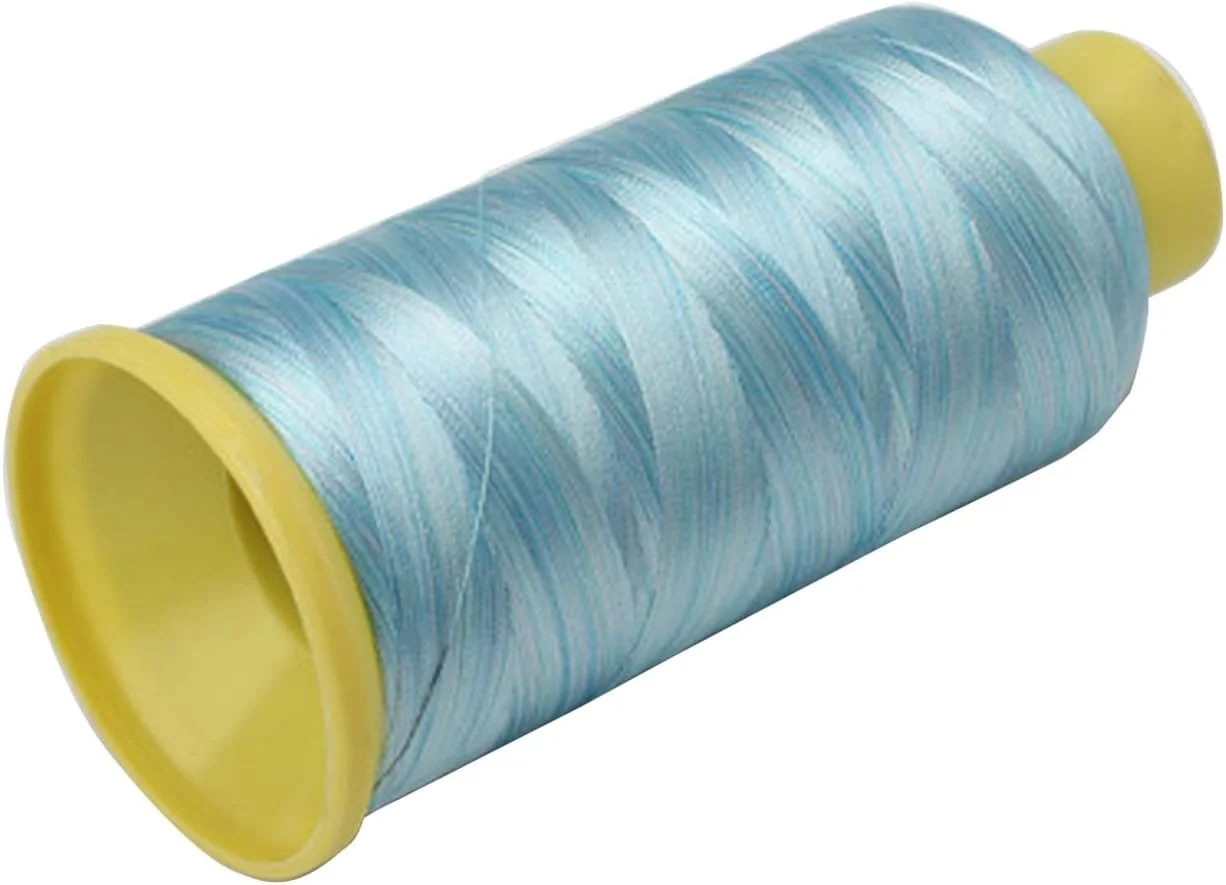 نخ خیاطی رنگی نخ های خیاطی پلی استر نخ گلدوزی برای دوخت دستی چرخ خیاطی 5200 یارد در هر قرقره